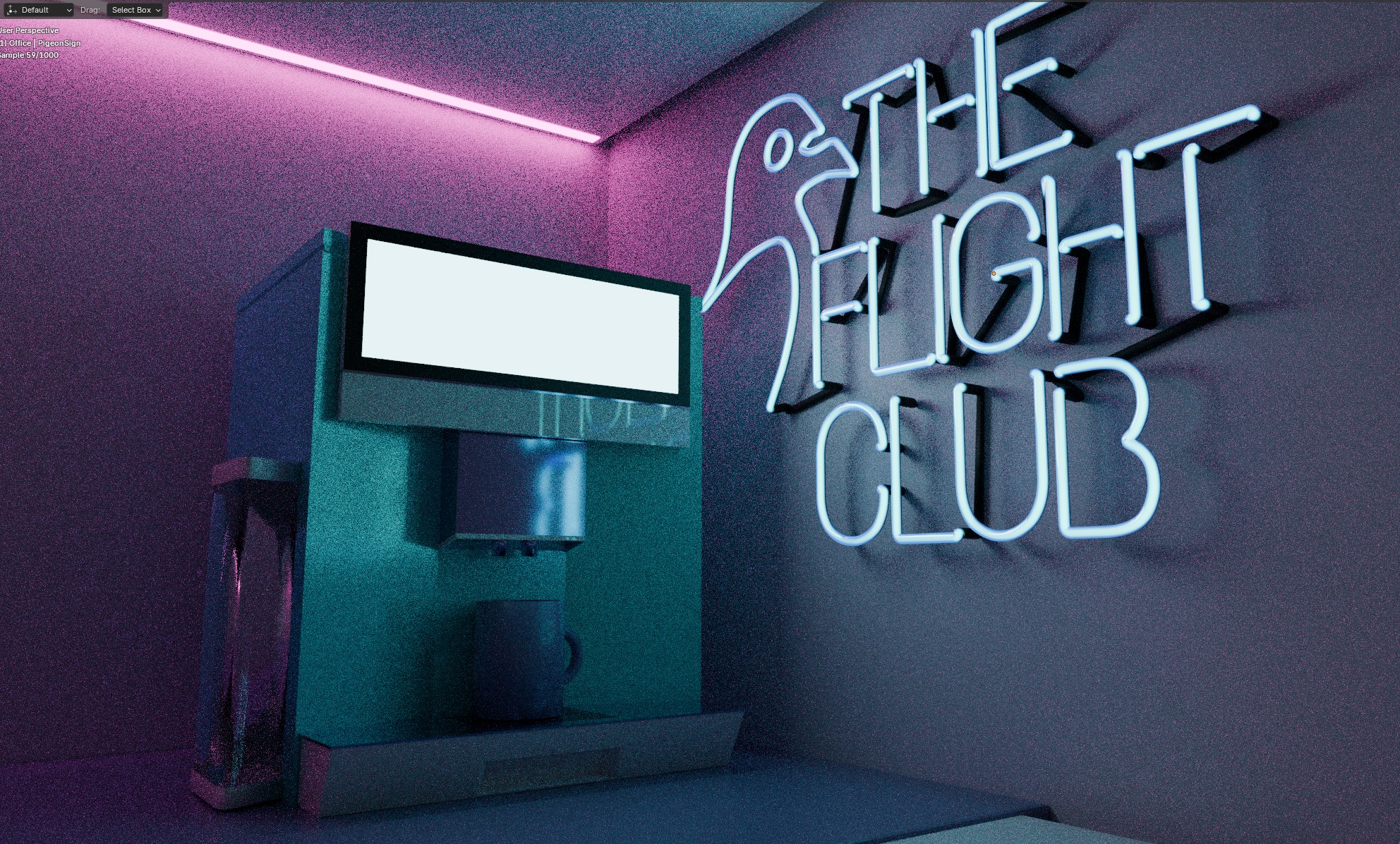 Complicity flight club interface scene